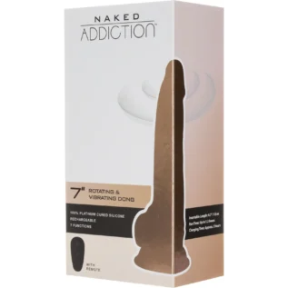 Зображення Фалоімітатор з вібрацією та ротацією Naked ADDICTION Chris 7 Rotating & Vibrating Dong