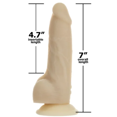 Зображення Фалоімітатор з вібрацією та ротацією Naked ADDICTION Chris 7 Rotating & Vibrating Dong