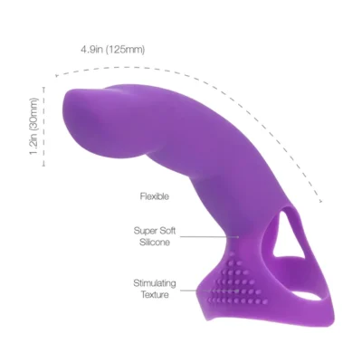 Alternative view of Насадка на палець Simple&True Extra Touch Finger Dong Purple