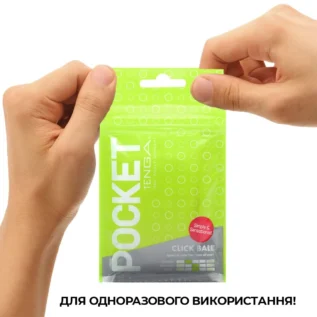 Мастурбатор TENGA Pocket Click Ball 14 Зображення Мастурбатор TENGA Pocket Click Ball