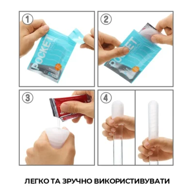 Зображення Мастурбатор TENGA Pocket Crystal Mist