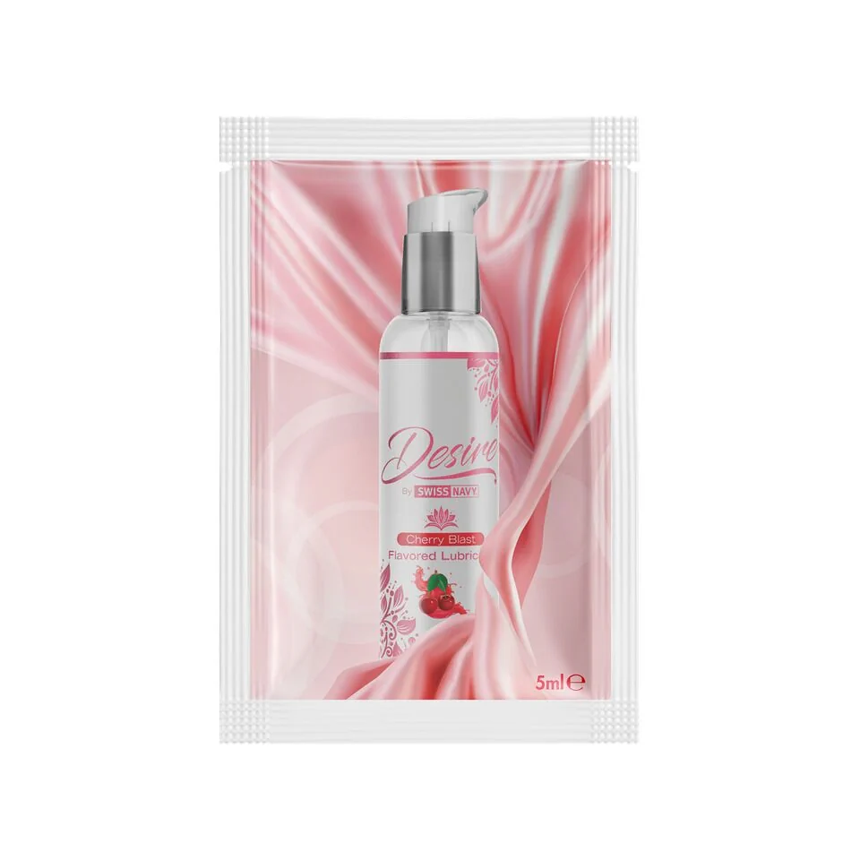 Пробник лубриканта на водній основі Desire by Swiss Navy Cherry Blast 5ml 3 Пробник лубриканта на водній основі Desire by Swiss Navy Cherry Blast 5ml