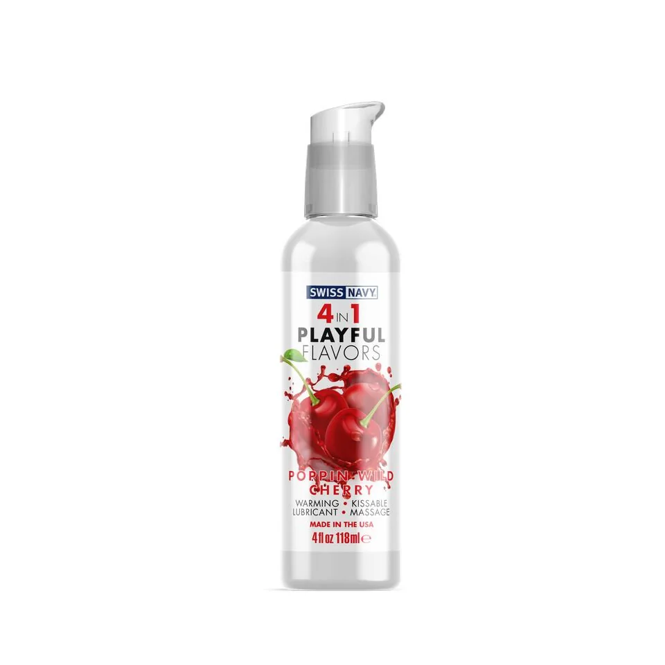 Лубрикант на водній основі Swiss Navy Poppin Wild Cherry 118ml 3 Лубрикант на водній основі Swiss Navy Poppin Wild Cherry 118ml