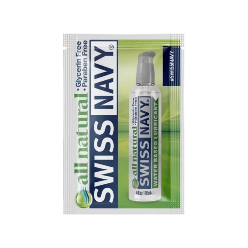 Пробник лубриканта для чутливої шкіри Swiss Navy All Natural 5ml