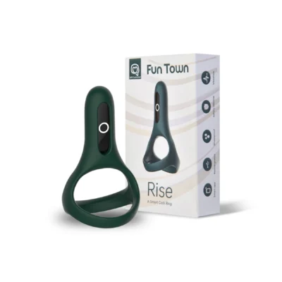 Подвійне ерекційне кільце Fun Town Rise Turquoise