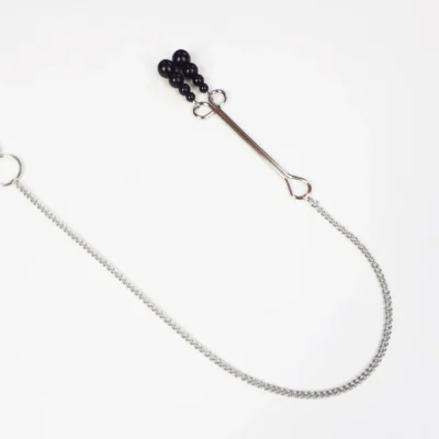 Зображення Затискач для сосків та клітора Art of Sex - Nipple and clit clamps Black Pearl