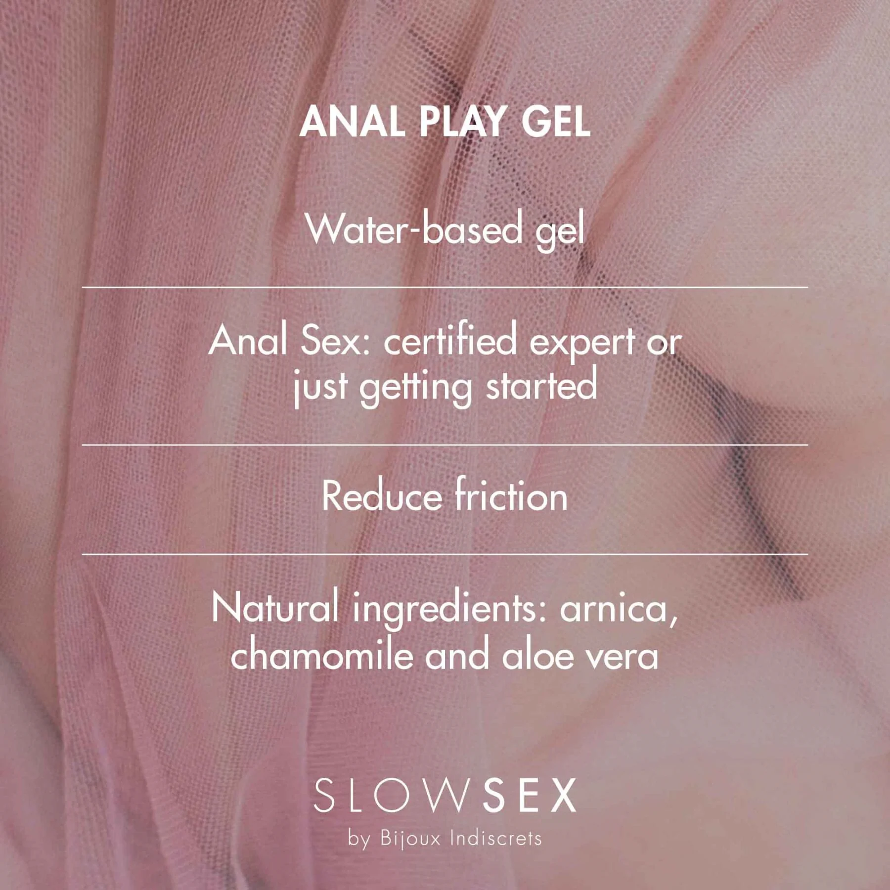 Анальний гель-змазка Bijoux Indiscrets Slow Sex Anal play gel 6 Анальний гель-змазка Bijoux Indiscrets Slow Sex Anal play gel - Зображення 4