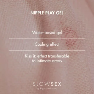 Стимулювальний бальзам для сосків Bijoux Indiscrets Slow Sex Nipple play gel 9 Зображення Стимулювальний бальзам для сосків Bijoux Indiscrets Slow Sex Nipple play gel