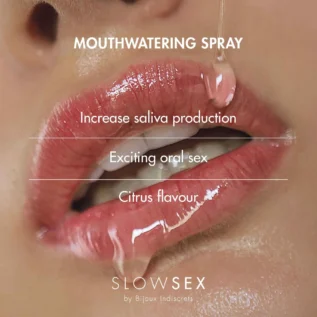 Спрей для посилення слиновиділення Bijoux Indiscrets Slow Sex Mouthwatering spray - Зображення 4