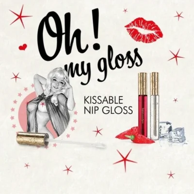 Alternative view of Набір блисків для сосків Bijoux Indiscrets Kissable Nip Gloss DUET