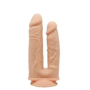 Фалоімітатор подвійний SilexD Double Gusto Flesh