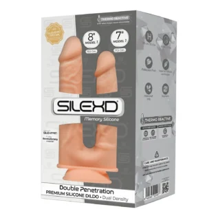 Зображення Фалоімітатор подвійний SilexD Double Gusto Flesh