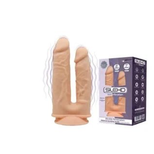 Alternative view of Фалоімітатор подвійний з вібрацією SilexD Double Gusto Flesh Motor