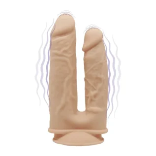 Фалоімітатор подвійний з вібрацією SilexD Double Gusto Flesh Motor