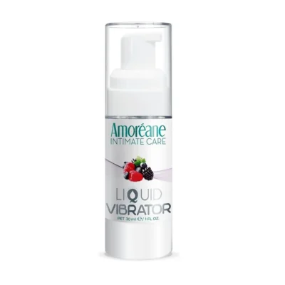 Лубрикант з ефектом вібрації Amoreane Med Liquid Vibrator Berries 30ml