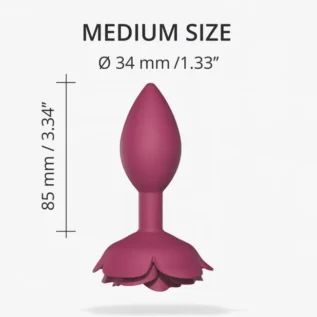 Зображення Силіконова анальна пробка Love To Love OPEN S M SIZE - PLUM STAR