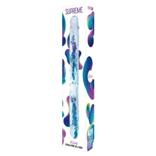 Зображення Прозорий двосторонній фалоімітатор Alive Supreme Jelly Dildo