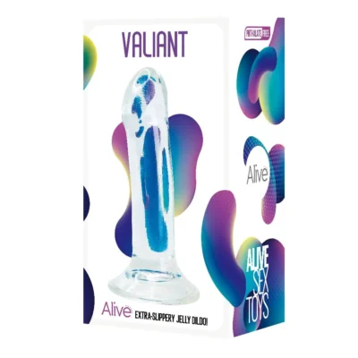 Alternative view of Прозорий фалоімітатор Alive Valiant Jelly Dildo