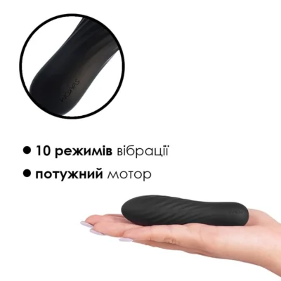 Зображення Потужний мінівібратор Svakom Tulip Black