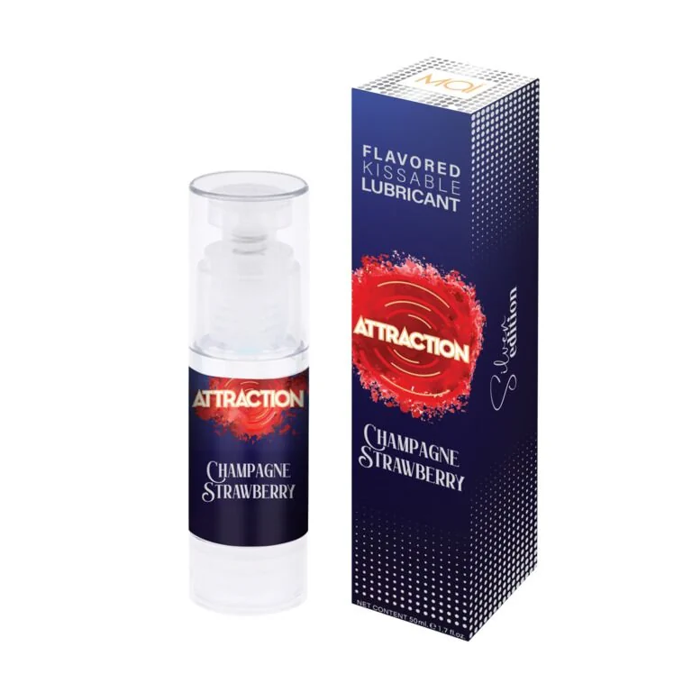 Змазка для орального сексу MAI Attraction Champagne Strawberry 50ml 4 Змазка для орального сексу MAI Attraction Champagne Strawberry 50ml - Зображення 2
