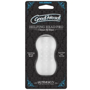 Alternative view of Мастурбатор Doc Johnson GoodHead – Helping Head Pro – Frost
