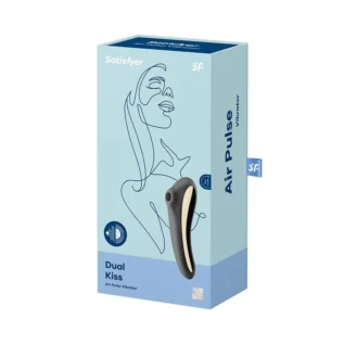 Вакуумний стимулятор з вібрацією Satisfyer Dual Kiss 11 Зображення Вакуумний стимулятор з вібрацією Satisfyer Dual Kiss