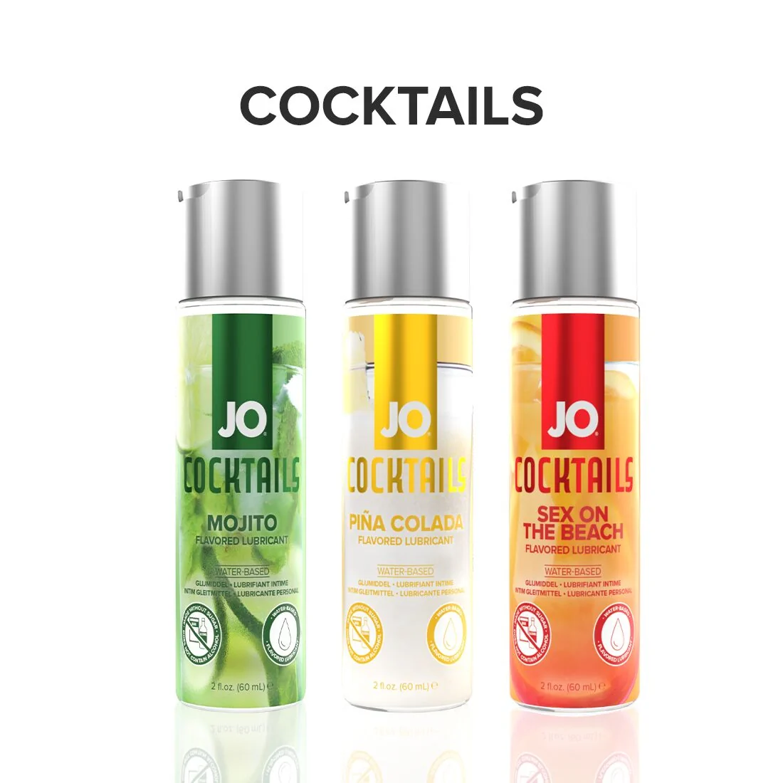 Лубрикант на водній основі JO Cocktails Mojito 60ml 8 Лубрикант на водній основі JO Cocktails Mojito 60ml - Зображення 6