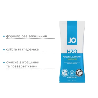 Зображення Набір лубрикантів Foil Display Box JO H2O Lubricant Original 12x10ml