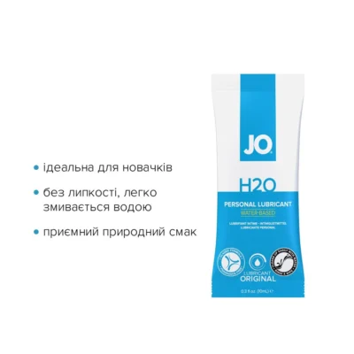 Зображення Набір лубрикантів Foil Display Box JO H2O Lubricant Original 12x10ml