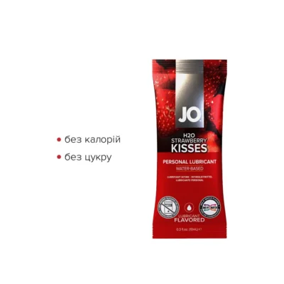 Зображення Набір лубрикантів Foil Display Box JO H2O Lubricant Strawberry 12x10ml