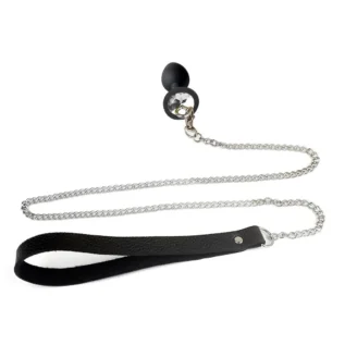 Alternative view of Силіконова анальна пробка Art of Sex Metal Anal Plug with Leash