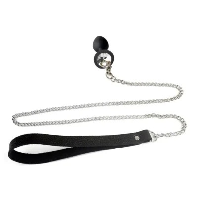 Alternative view of Силіконова анальна пробка Art of Sex Metal Anal Plug with Leash size S