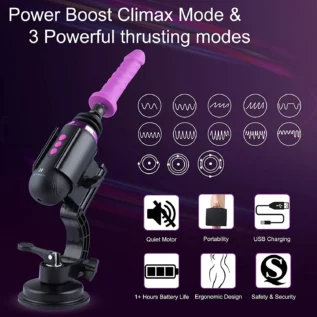 Зображення Міні секс-машина Hismith Mini Capsule Sex-Machine with Strong Suction Cup