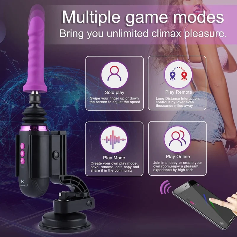 Міні секс-машина Hismith Mini Capsule Sex-Machine with Strong Suction Cup - Зображення 2