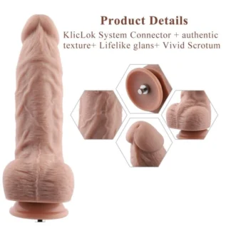 Зображення Гнучкий фалоімітатор для секс-машин Hismith 9.25 Silicone Dildo
