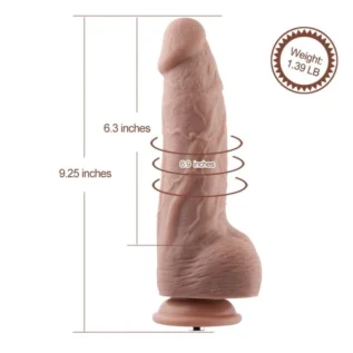 Зображення Гнучкий фалоімітатор для секс-машин Hismith 9.25 Silicone Dildo