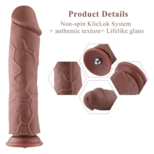 Зображення Силіконовий фалоімітатор для секс-машин Hismith 11 Silicone Dildo
