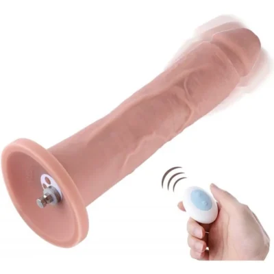 Фалоімітатор 10.2? з вібрацією для секс-машин Hismith Silicone Dildo with Vibe