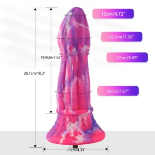 Зображення Фалоімітатор для секс-машин Hismith 10.3 Silicone Monster Dildo Series
