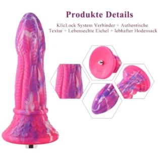 Зображення Фалоімітатор для секс-машин Hismith 10.3 Silicone Monster Dildo Series
