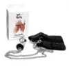 Наручники з метал. анальною пробкою Art of Sex Handcuffs with Metal Anal Plug  size M Black