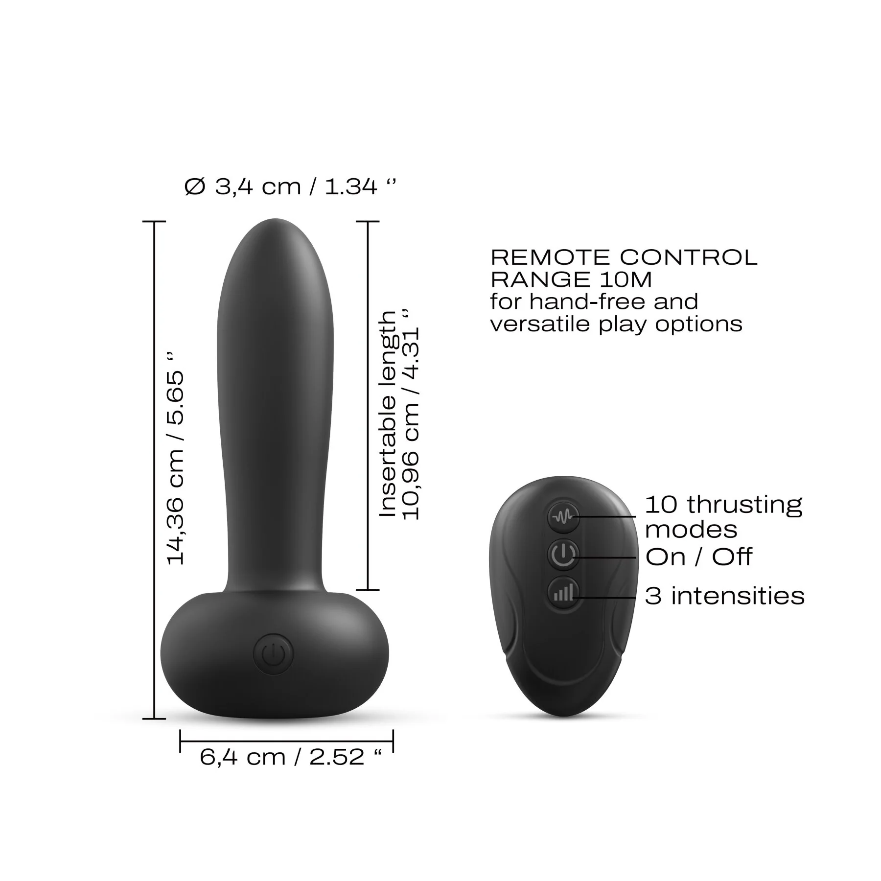 Універсальний пульсатор Dorcel DEEP THRUST 4 Універсальний пульсатор Dorcel DEEP THRUST - Зображення 2
