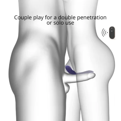 Зображення Вібратор для пар із пультом ДК Love To Love MATCH UP - MIDNIGHT INDIGO