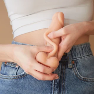 Зображення Реалістичний фалоімітатор Strap-On-Me Sliding Skin Realistic Dildo Vanille