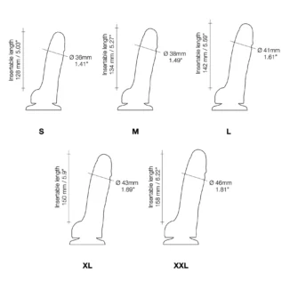 Зображення Реалістичний фалоімітатор Strap-On-Me Sliding Realistic Skin Dildo