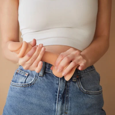 Зображення Реалістичний фалоімітатор Strap-On-Me Sliding Skin Realistic Dildo Vanille L