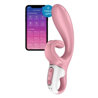 Смарт вібратор-кролик Satisfyer Hug Me Pink