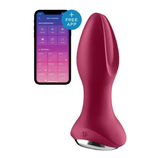 Анальна смарт вібропробка із перлинним масажем Satisfyer Rotator Plug