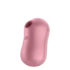 Зображення Вакуумний стимулятор із вібрацією Satisfyer Cotton Candy Light Red