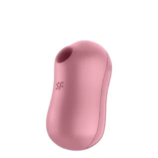 Вакуумний стимулятор із вібрацією Satisfyer Cotton Candy Light Red